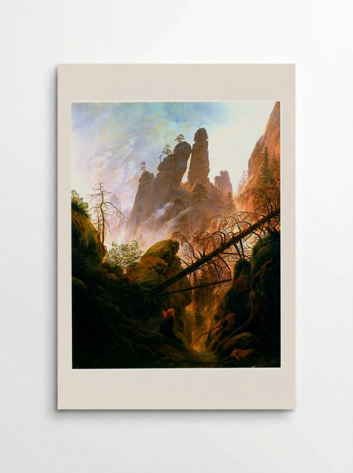Rocky Ravine - Caspar David Friedrich - Poster