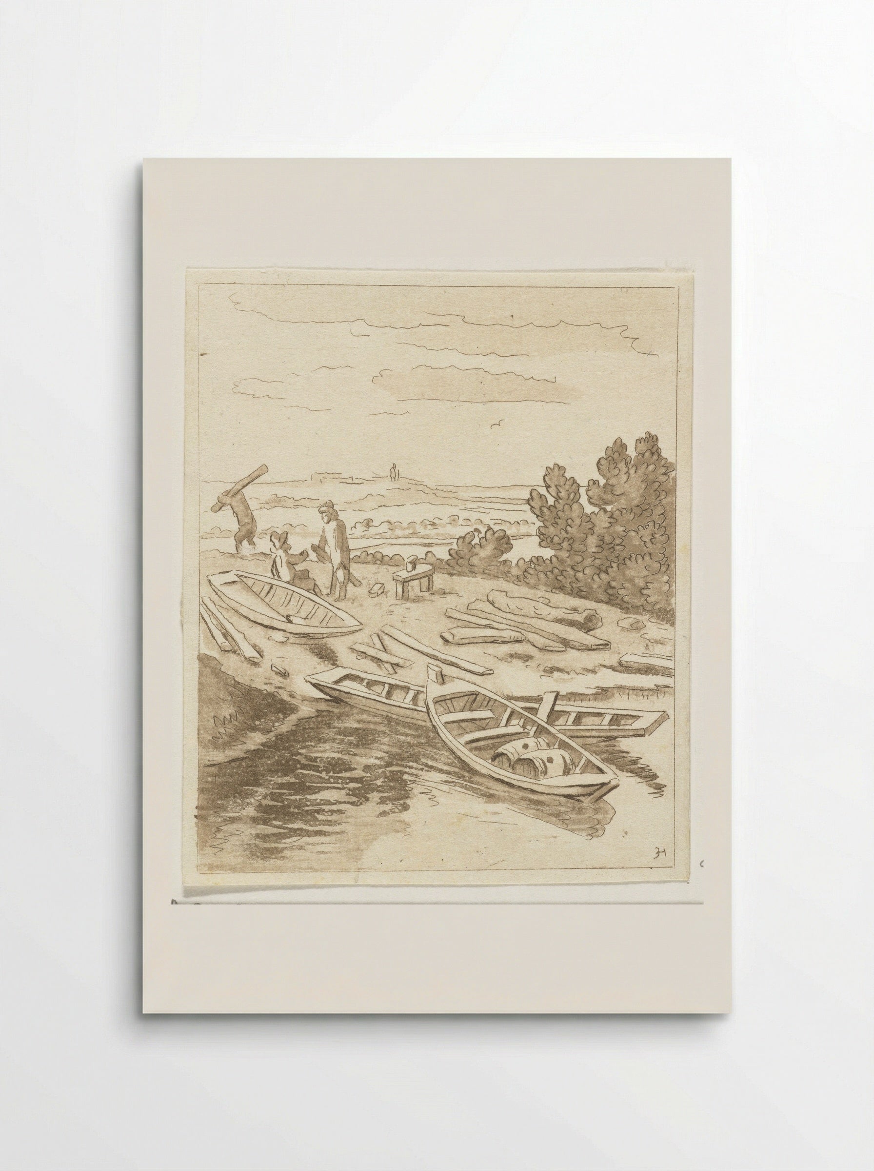 Roeiboten (Rowing Boats) - Anthonie van den Bos - Poster