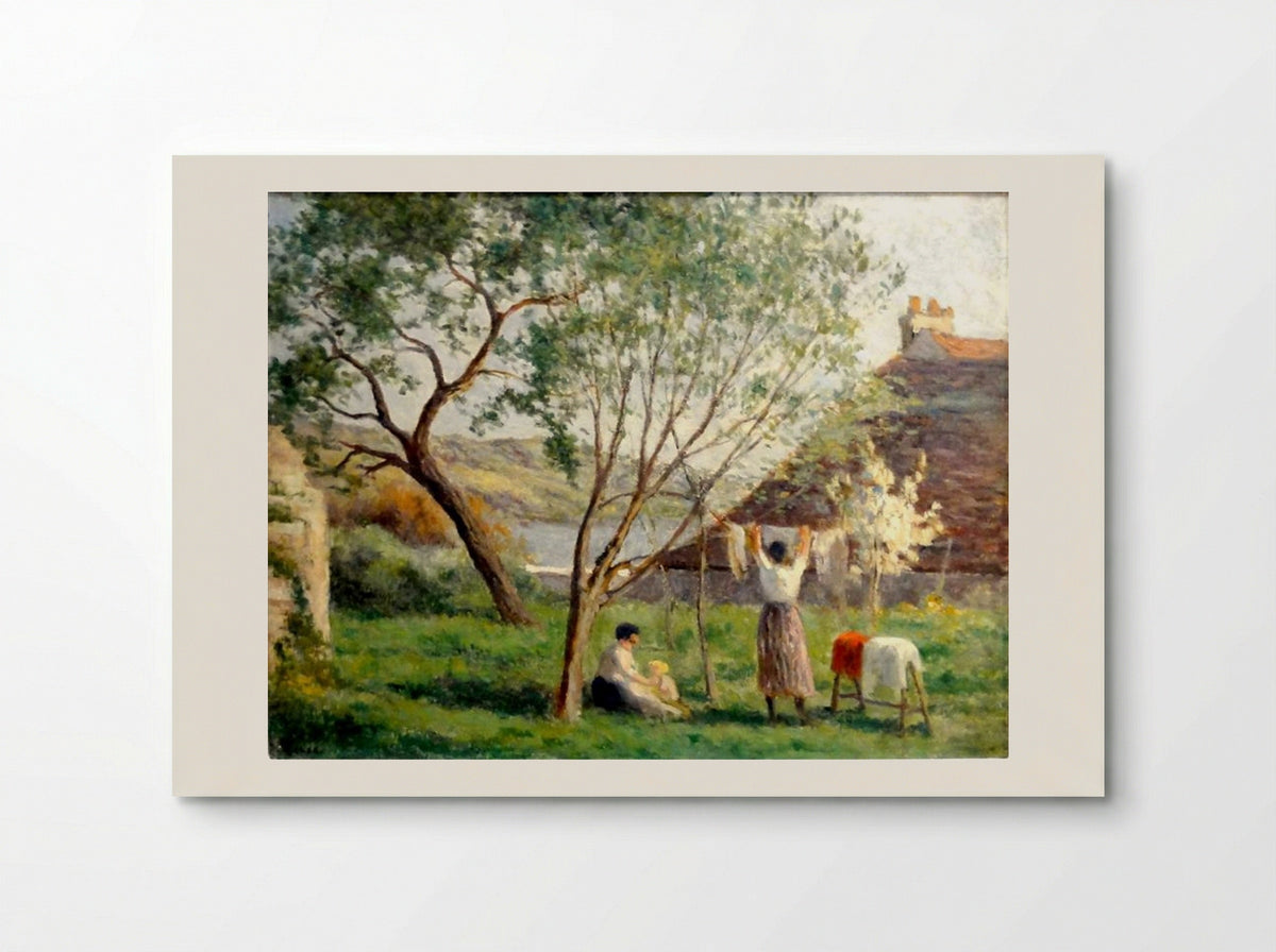 Rolleboise, The Spring Garden - Maximilien Luce - Poster