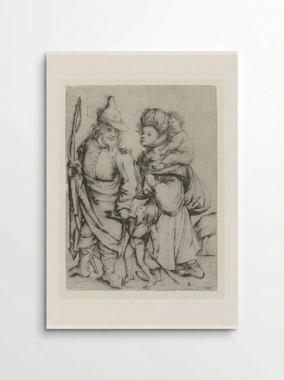 Roma familie - Master of the Amsterdam Cabinet - Poster