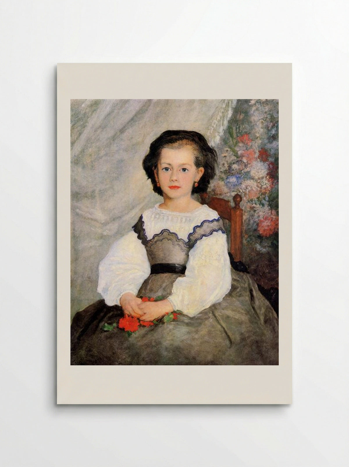 Romaine Lascaux - Pierre-Auguste Renoir - Poster