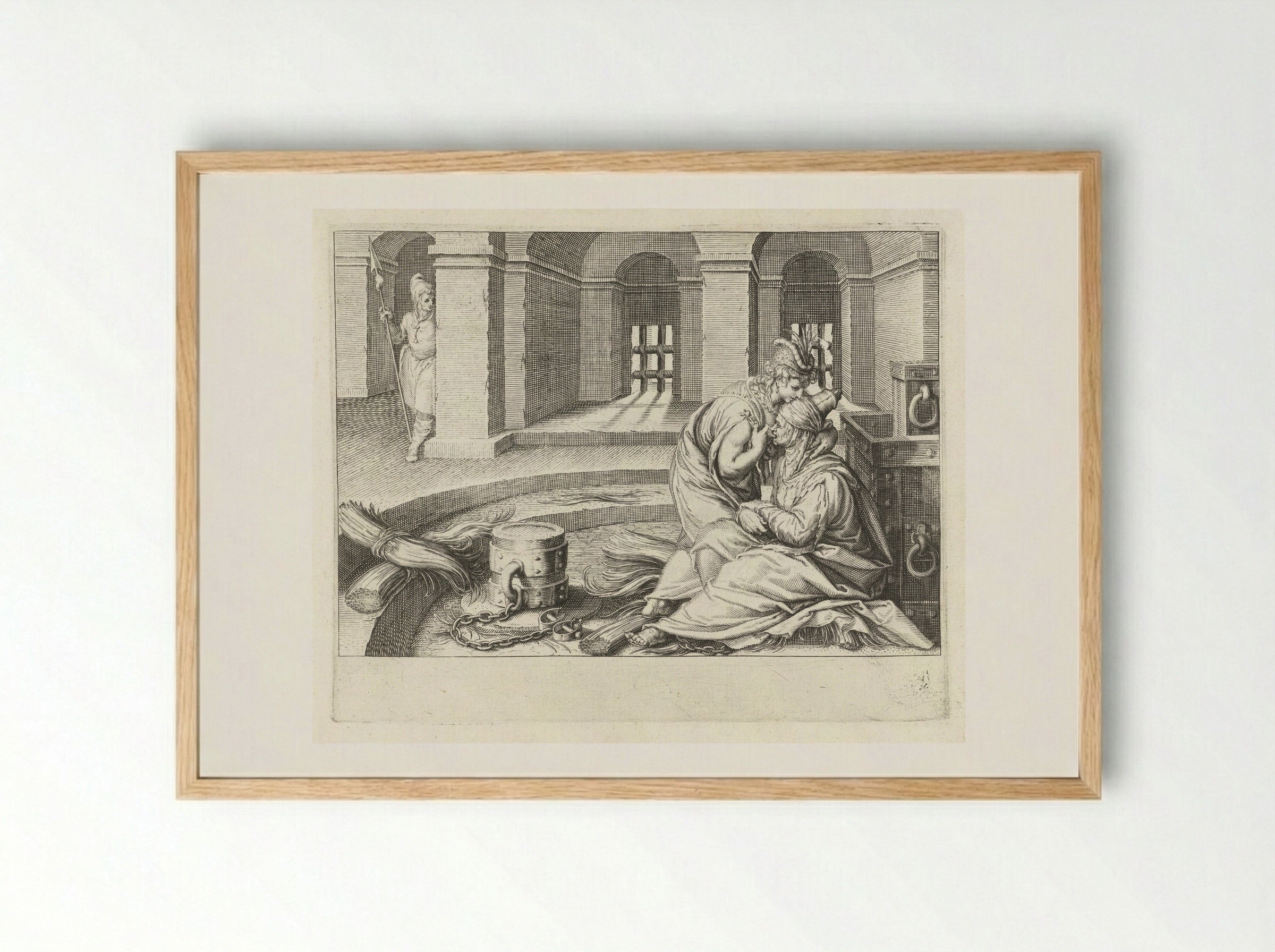 Roman Charity - Zacharias Dolendo - Framed Print Wood
