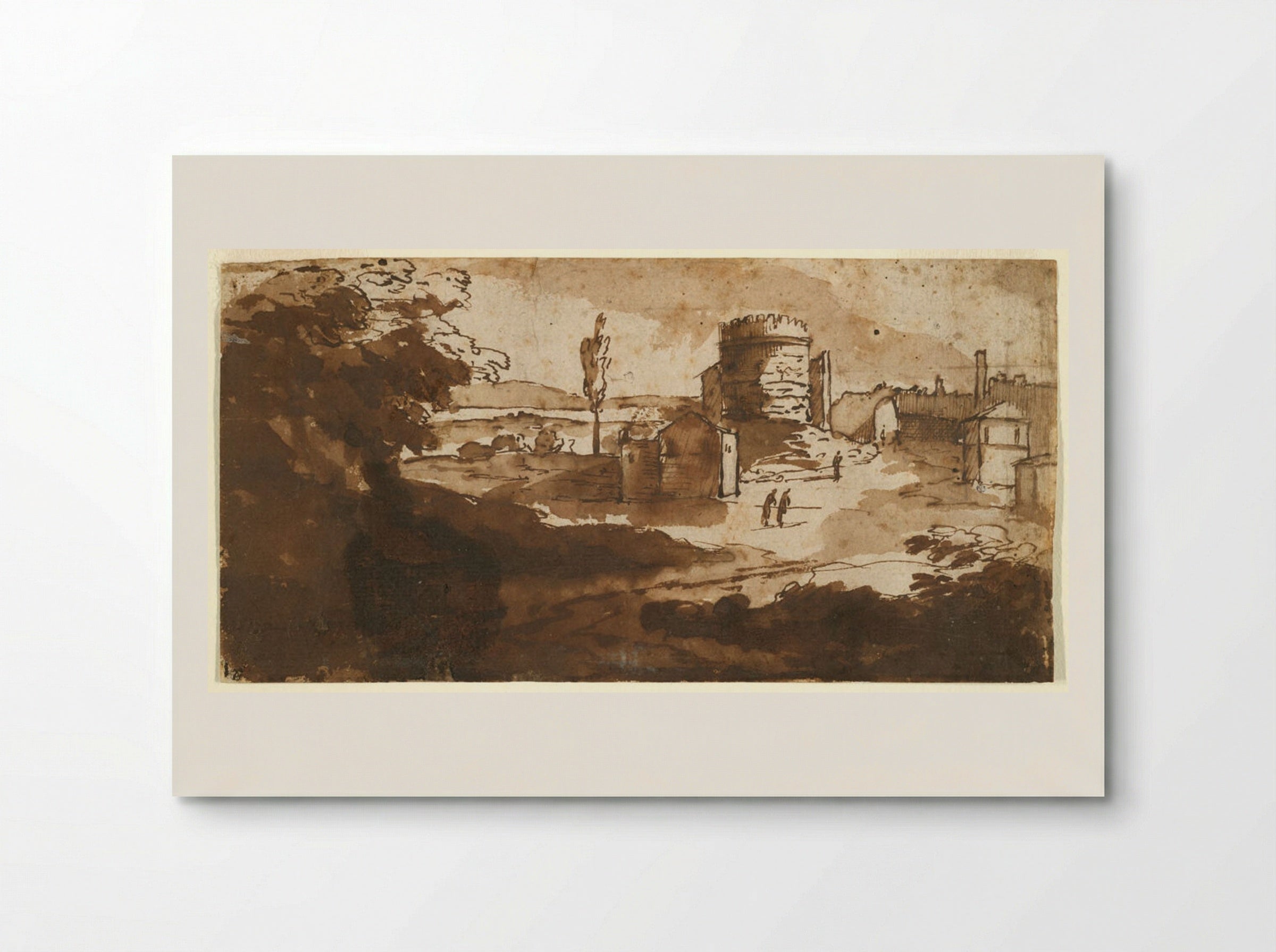 Roman Landscape - Claude Lorrain - Poster