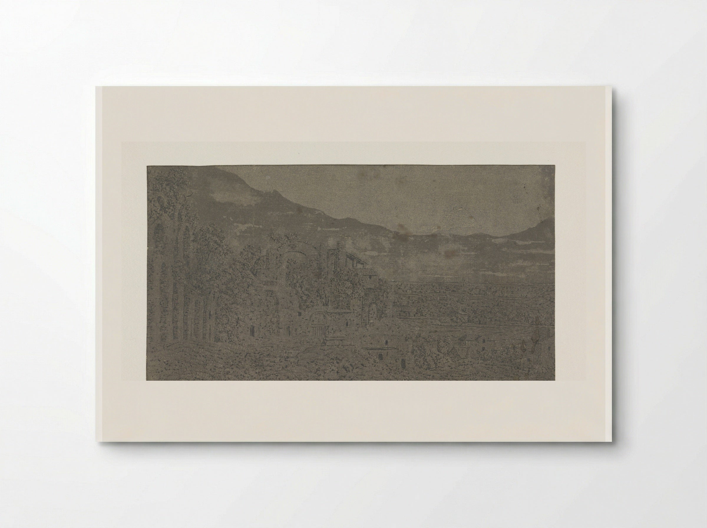 Roman Ruins, a City in the Distance - Hercules Segers - Poster