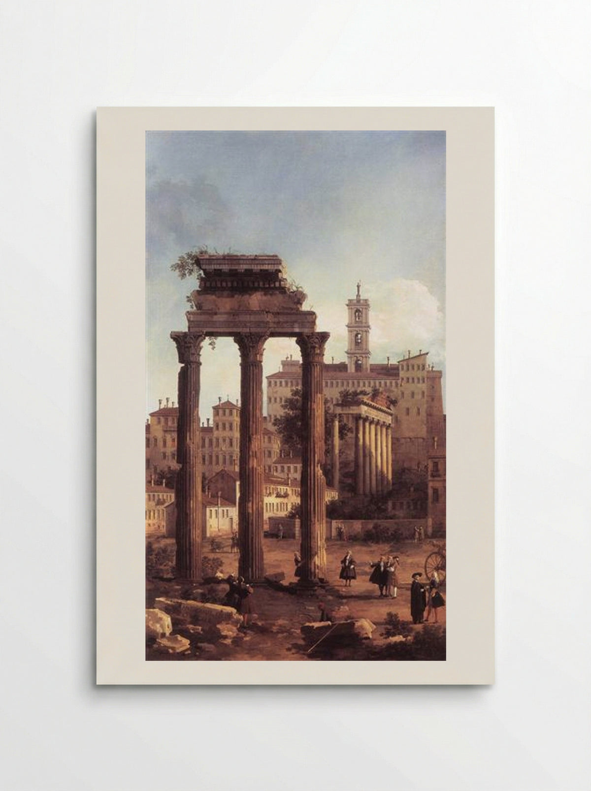 Rome: Ruins of the Forum, Looking towards the Capitol - Canaletto - Poster