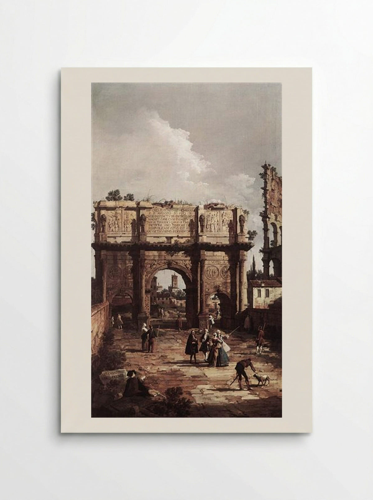 Rome: The Arch of Constantine - Canaletto - Poster