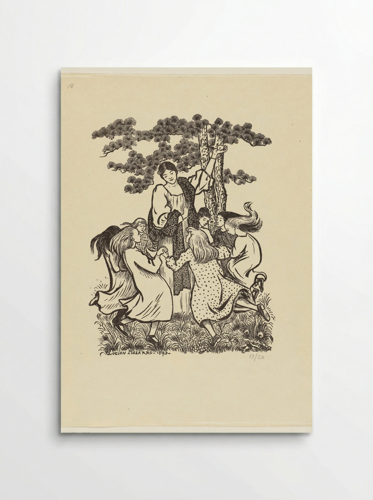 Rondedans - Lucien Pissarro - Poster