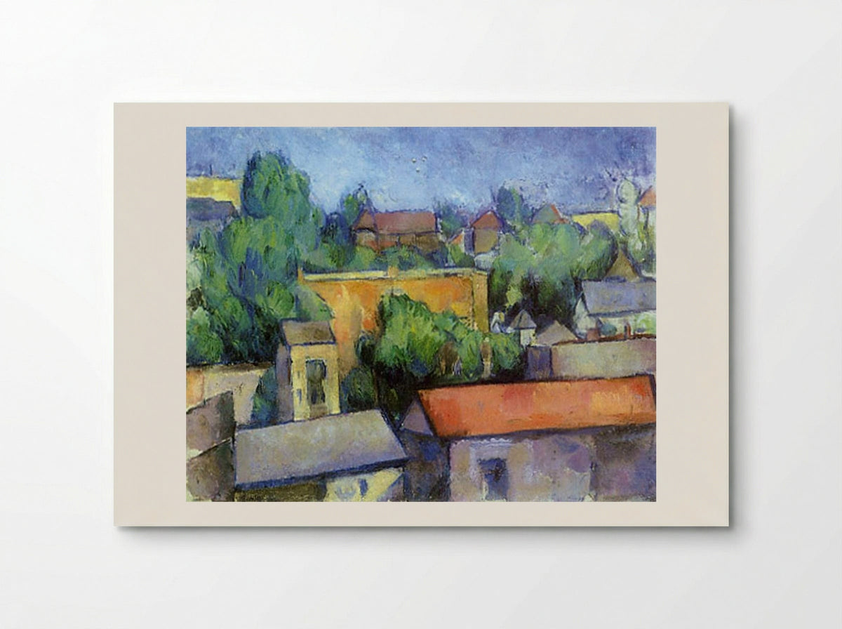 Roof Tops (View of Paris) - Paul Cézanne - Poster