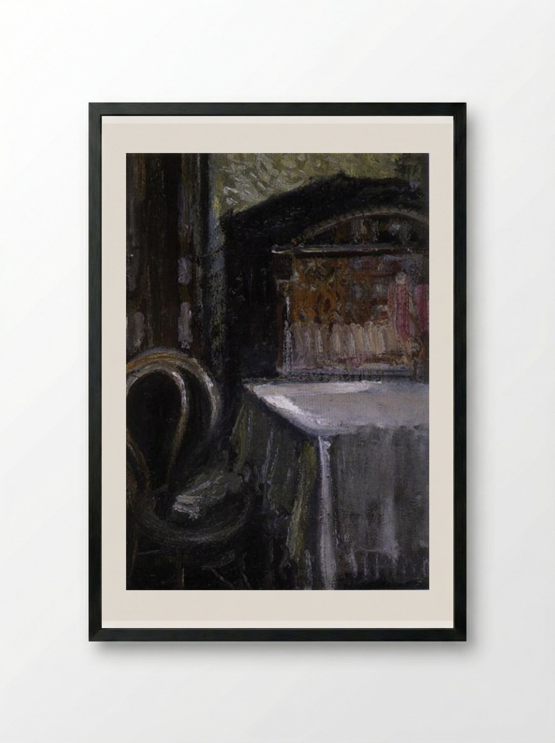 Room (Interior) - Richard Gerstl - Framed Print Black