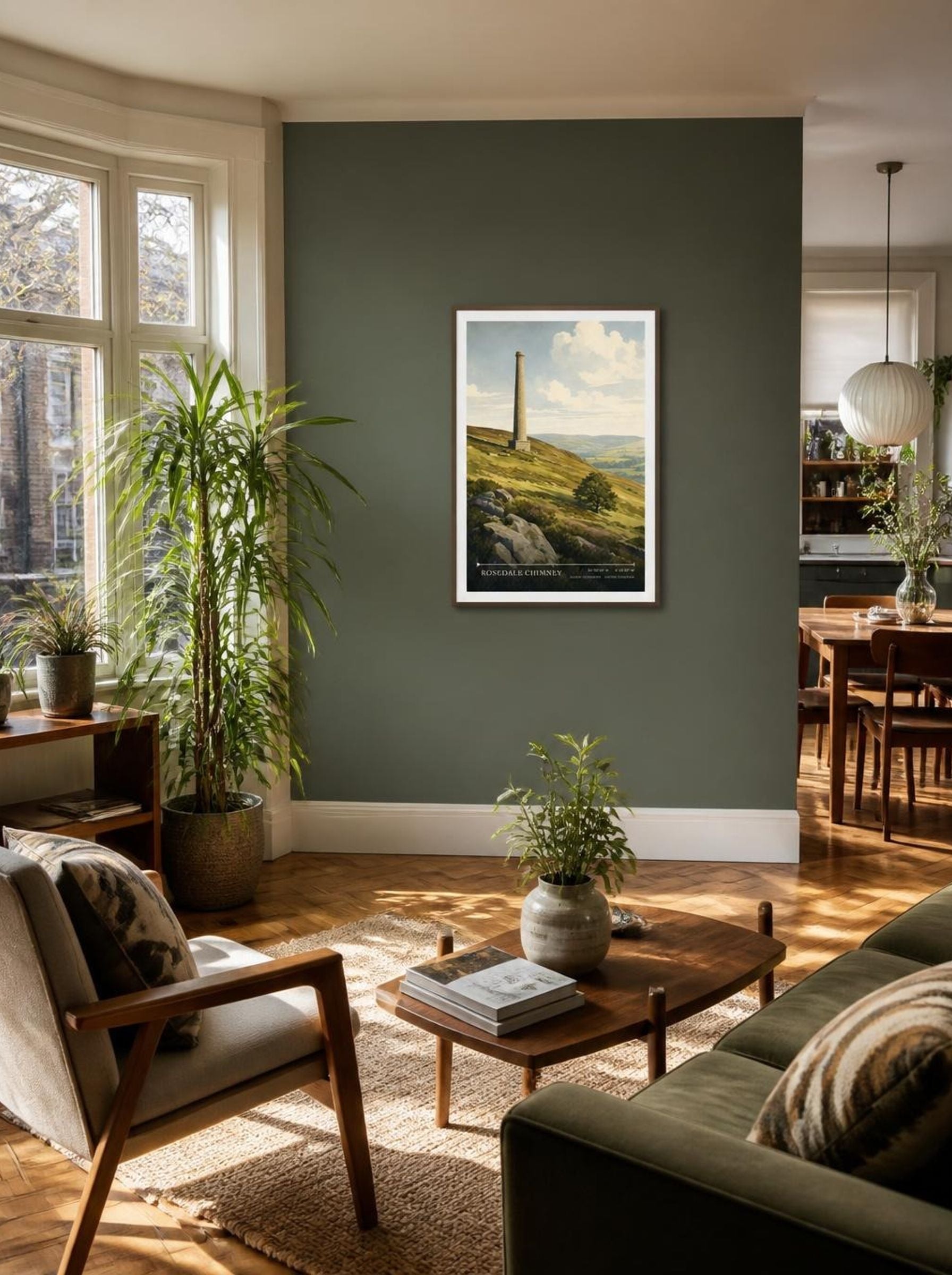 Rosedale Chimney North Yorkshire United Kingdom Travel Poster - Lifestyle