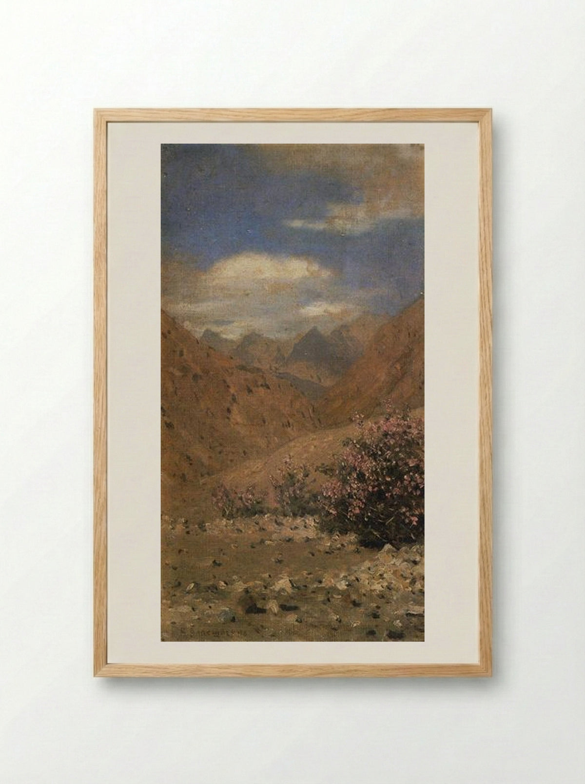 Roses in Ladakh - Vasily Vereshchagin - Framed Print Wood