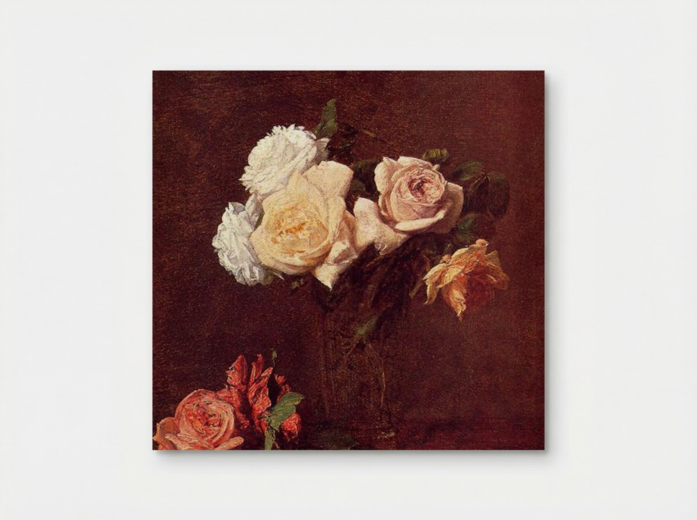 Roses in a Vase - Henri Fantin-Latour - Poster