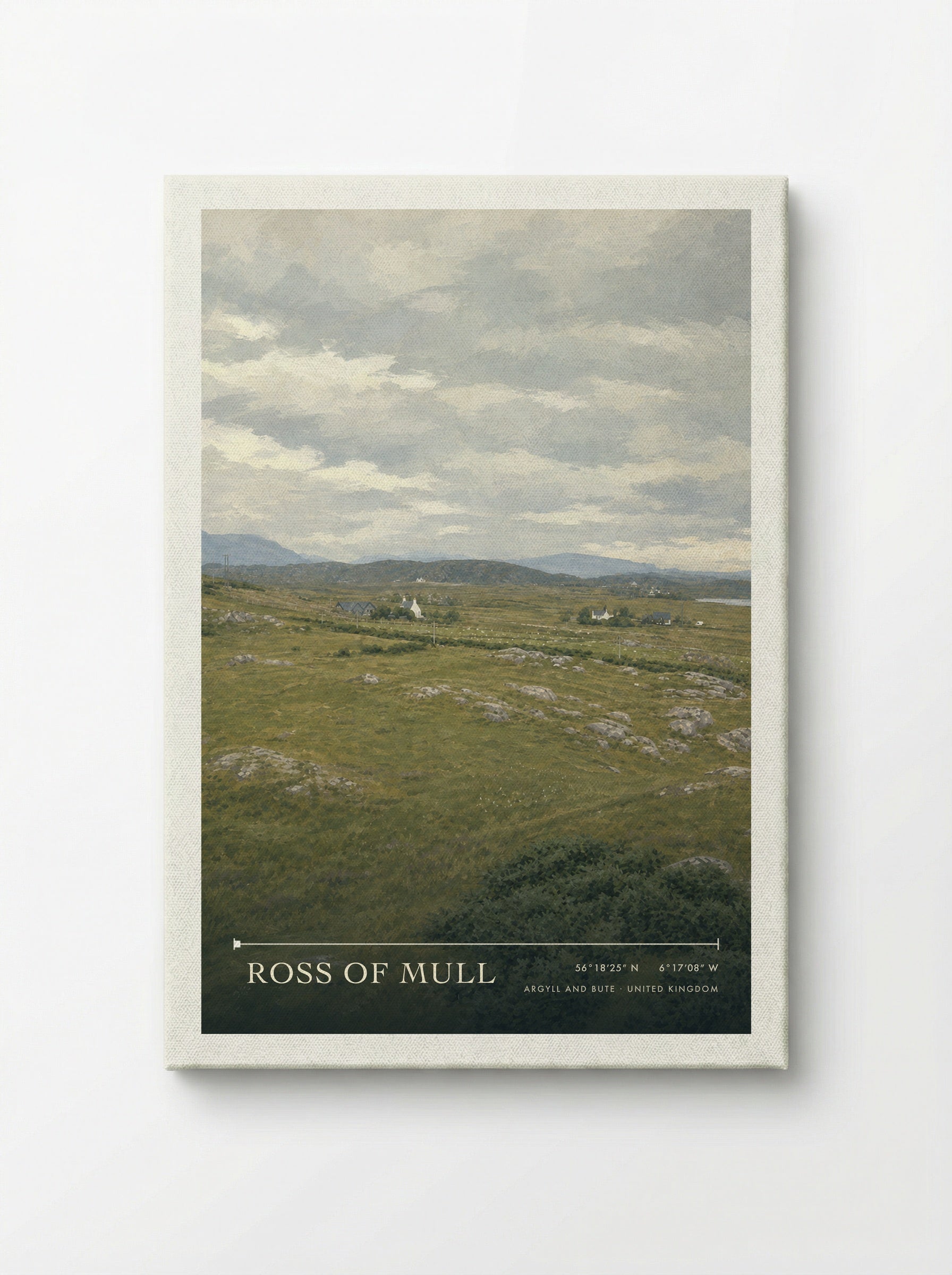 Ross of Mull Argyll and Bute United Kingdom Travel Poster - Canvas