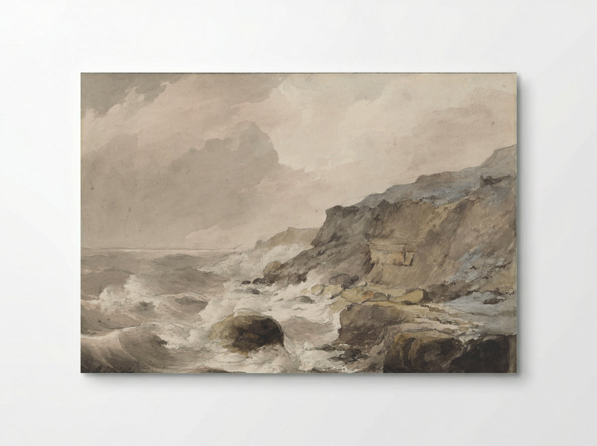 Rotskust te Boulogne sur Mer - Petrus Johannes Schotel - Poster
