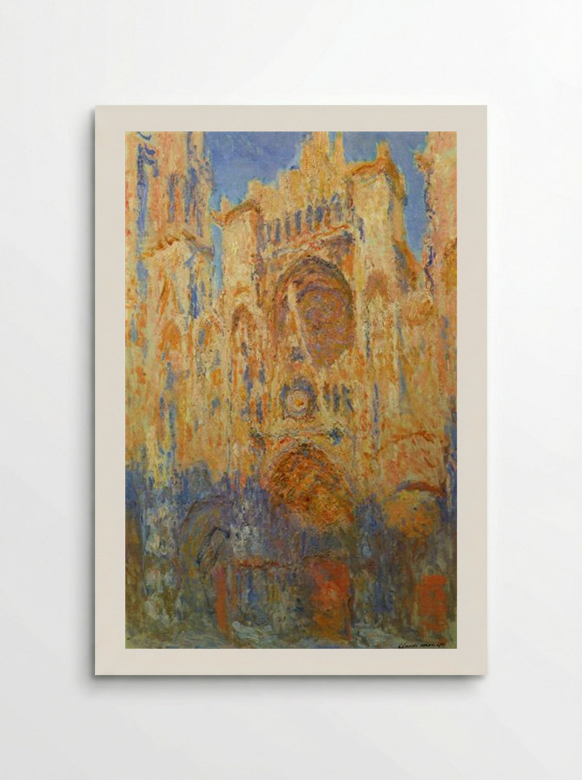 Rouen Cathedral, Full Sun - Claude Monet - Poster
