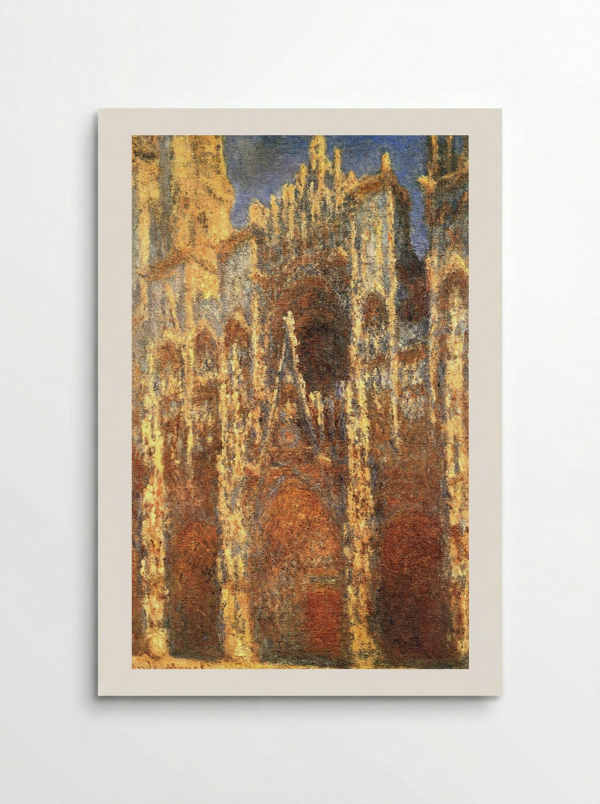 Rouen Cathedral, the Portal - Claude Monet - Poster