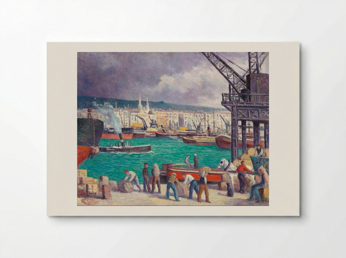 Rouen, Le Port - Maximilien Luce - Poster