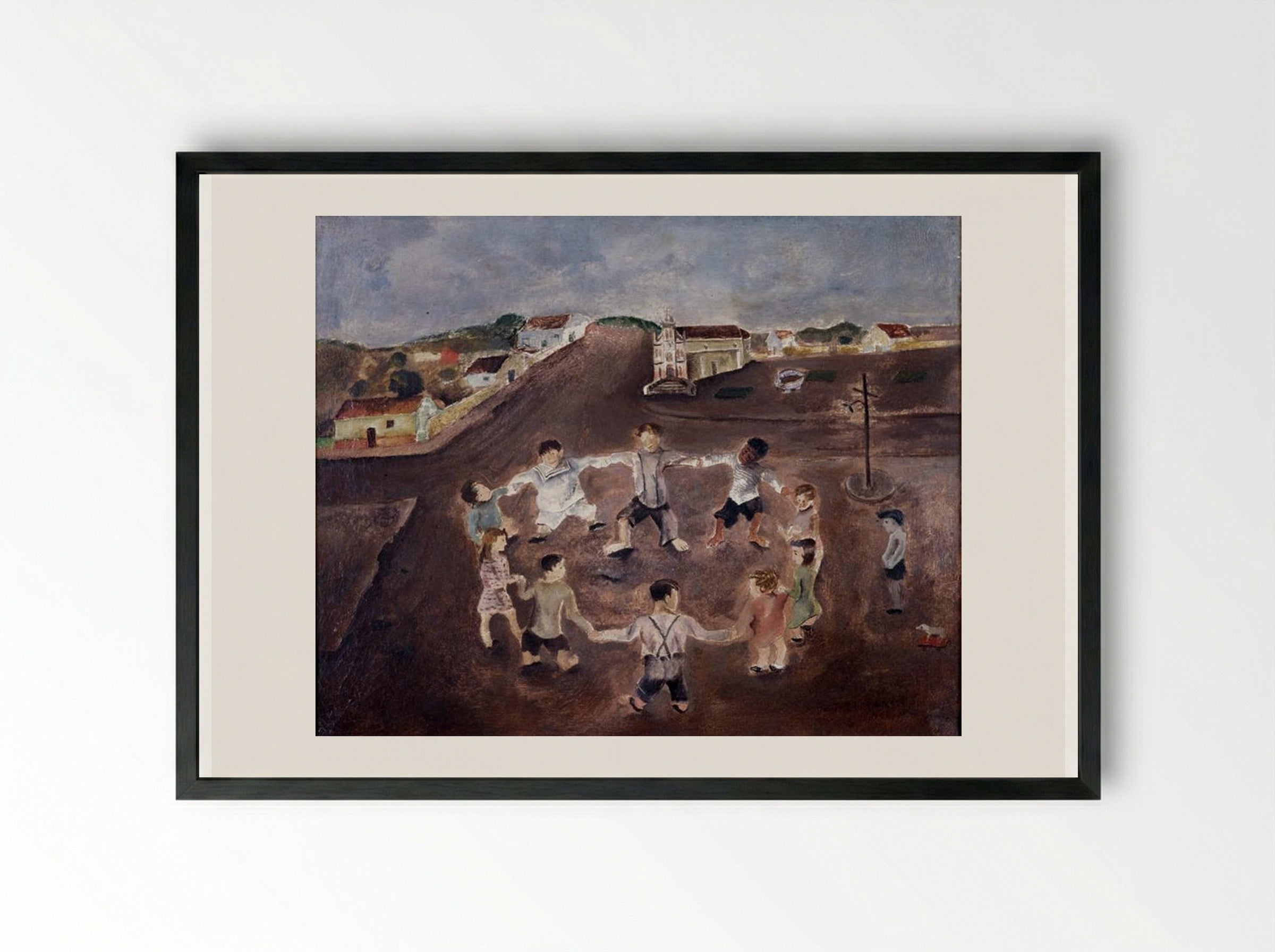 Roundelay - Candido Portinari - Framed Print Black