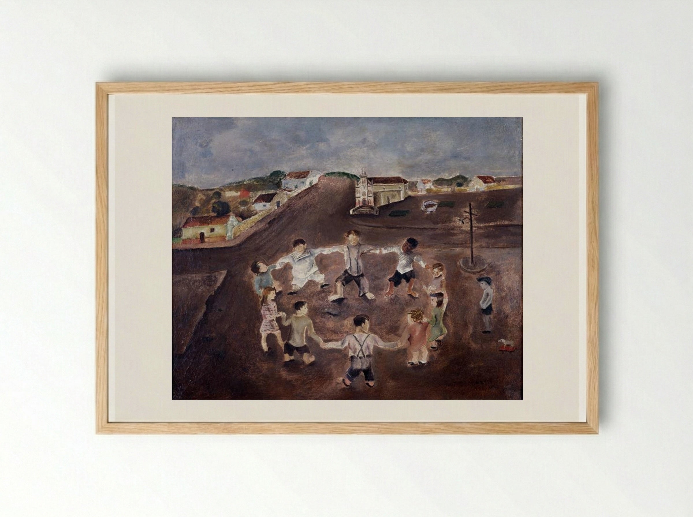 Roundelay - Candido Portinari - Framed Print Wood