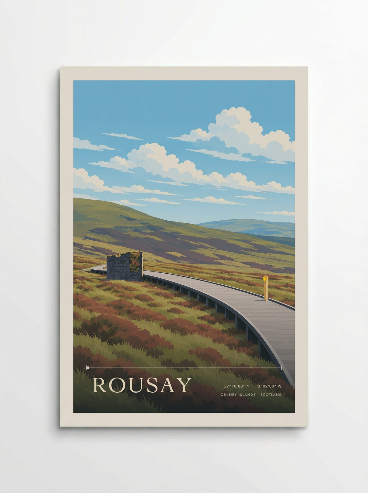 Rousay, Orkney Islands | Travel Poster - Poster
