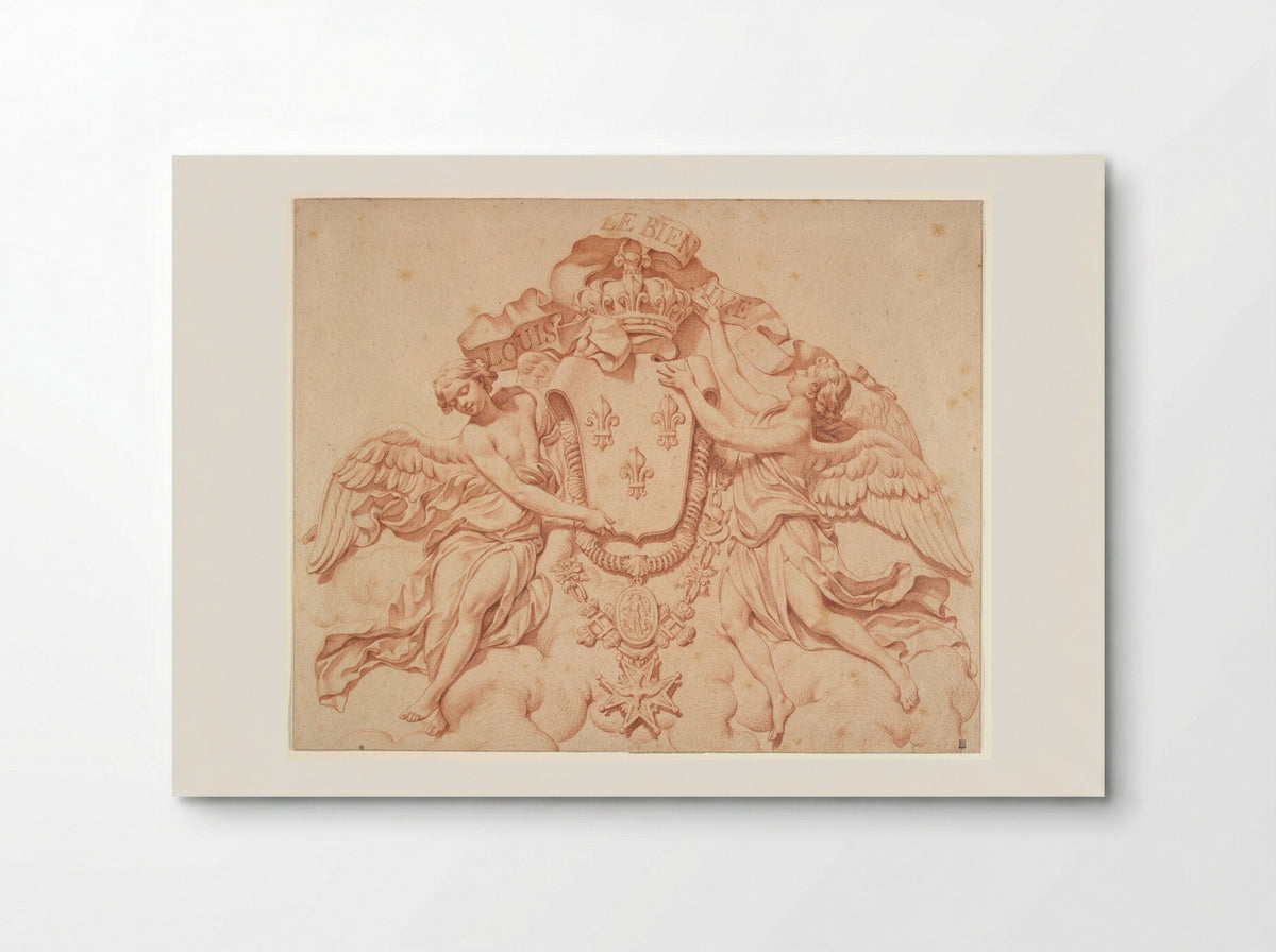 Royal Escutcheon of France - Augustin Pajou - Poster