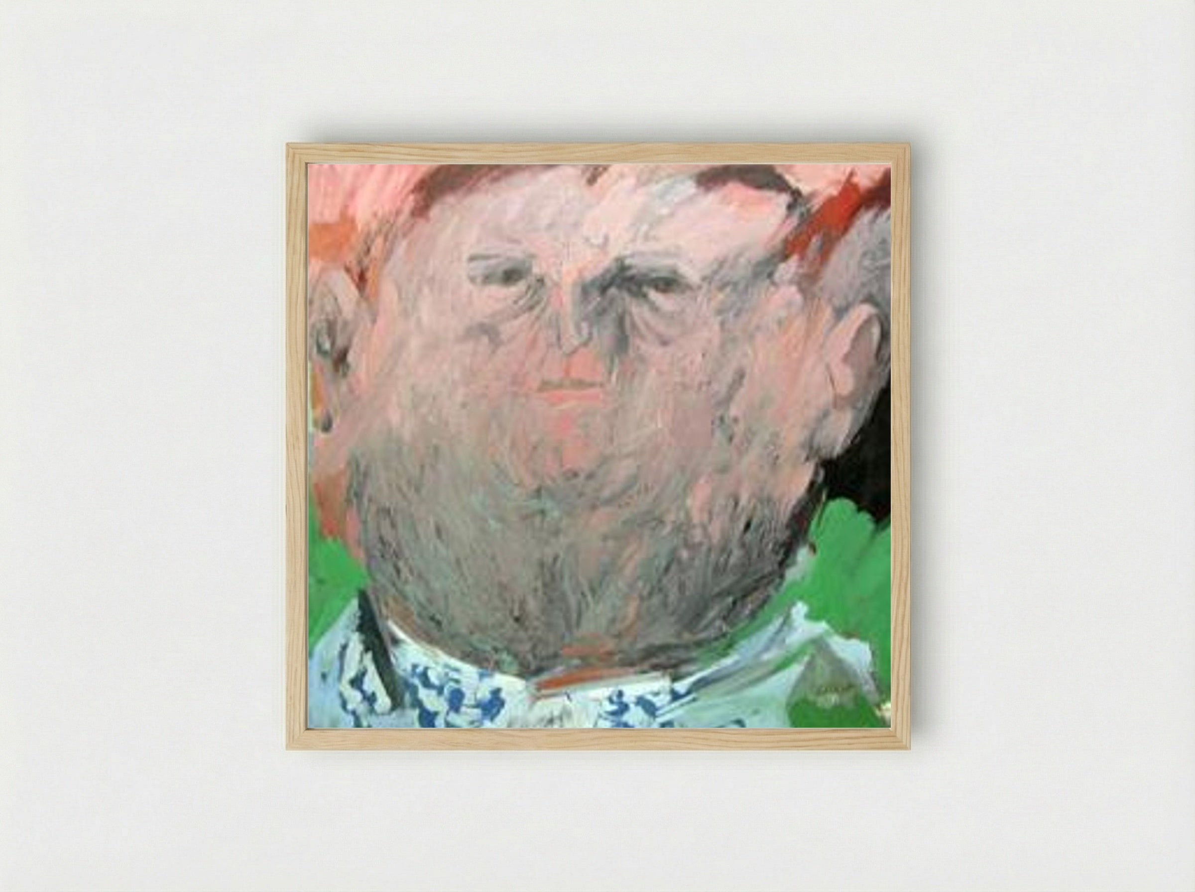 Royal Head - Neil Welliver - Framed Print Wood