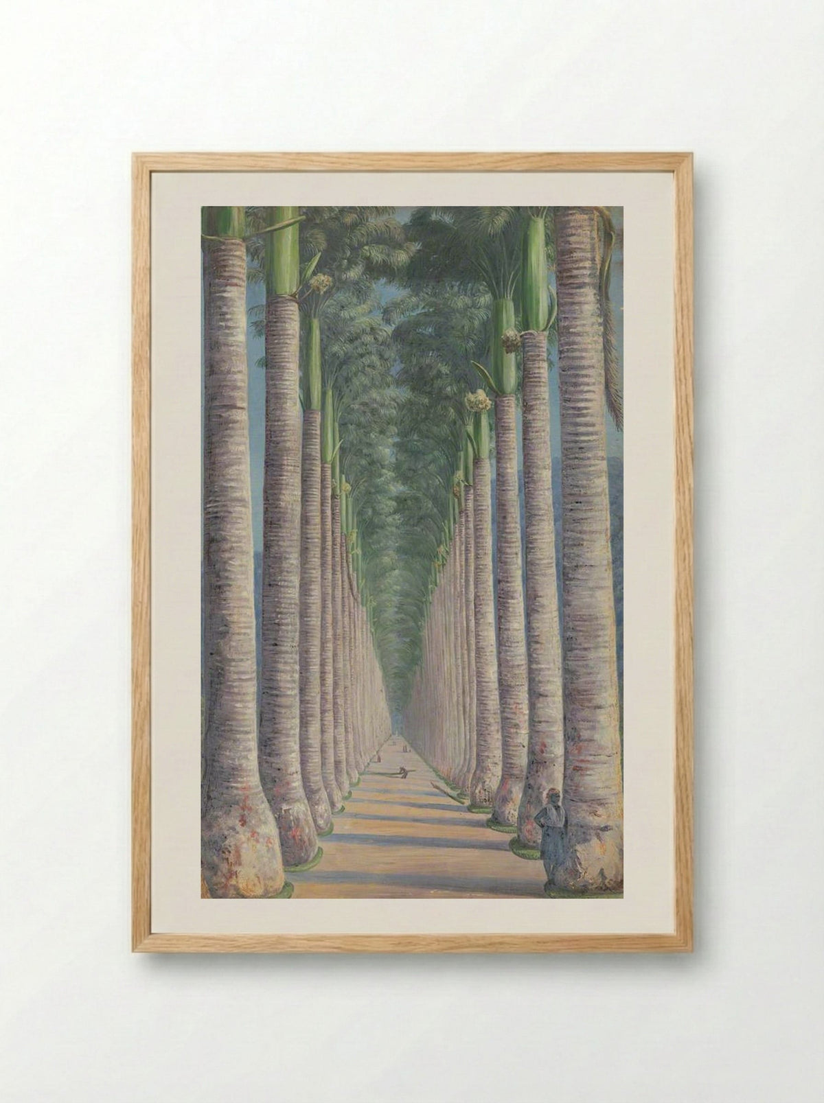 Royal Palm Avenue - Marianne North - Framed Print Wood