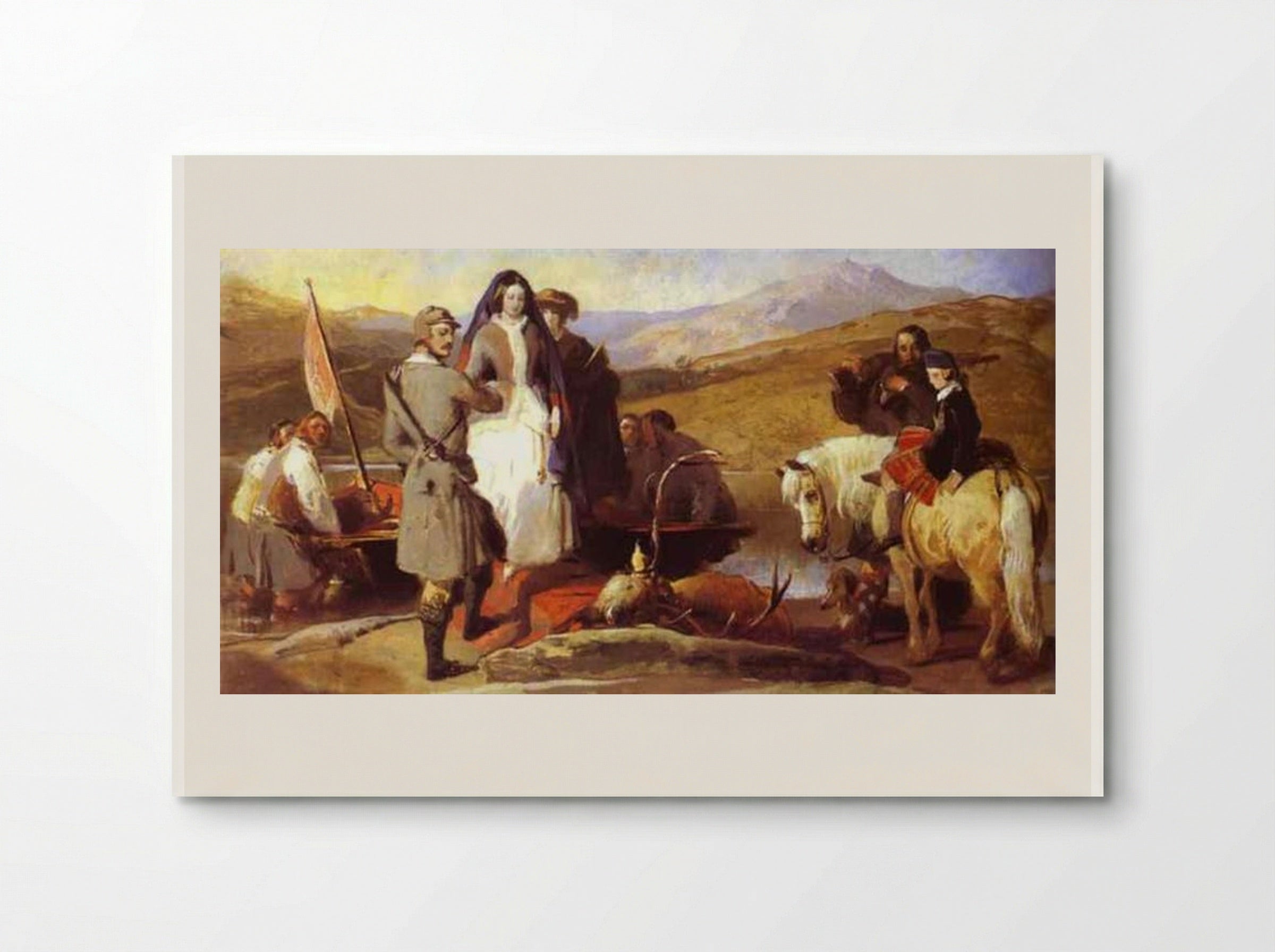 Royal Sports on Hill and Loch - Edwin Henry Landseer - Poster