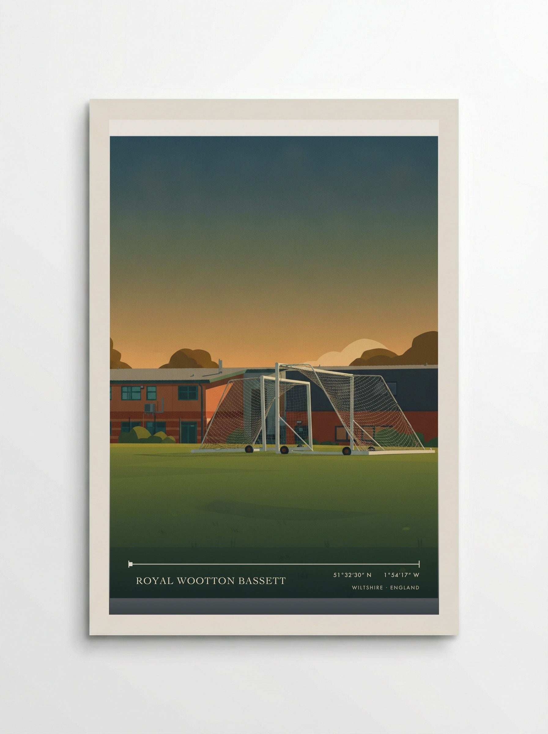 Royal Wootton Bassett Wiltshire England Travel Poster - Poster