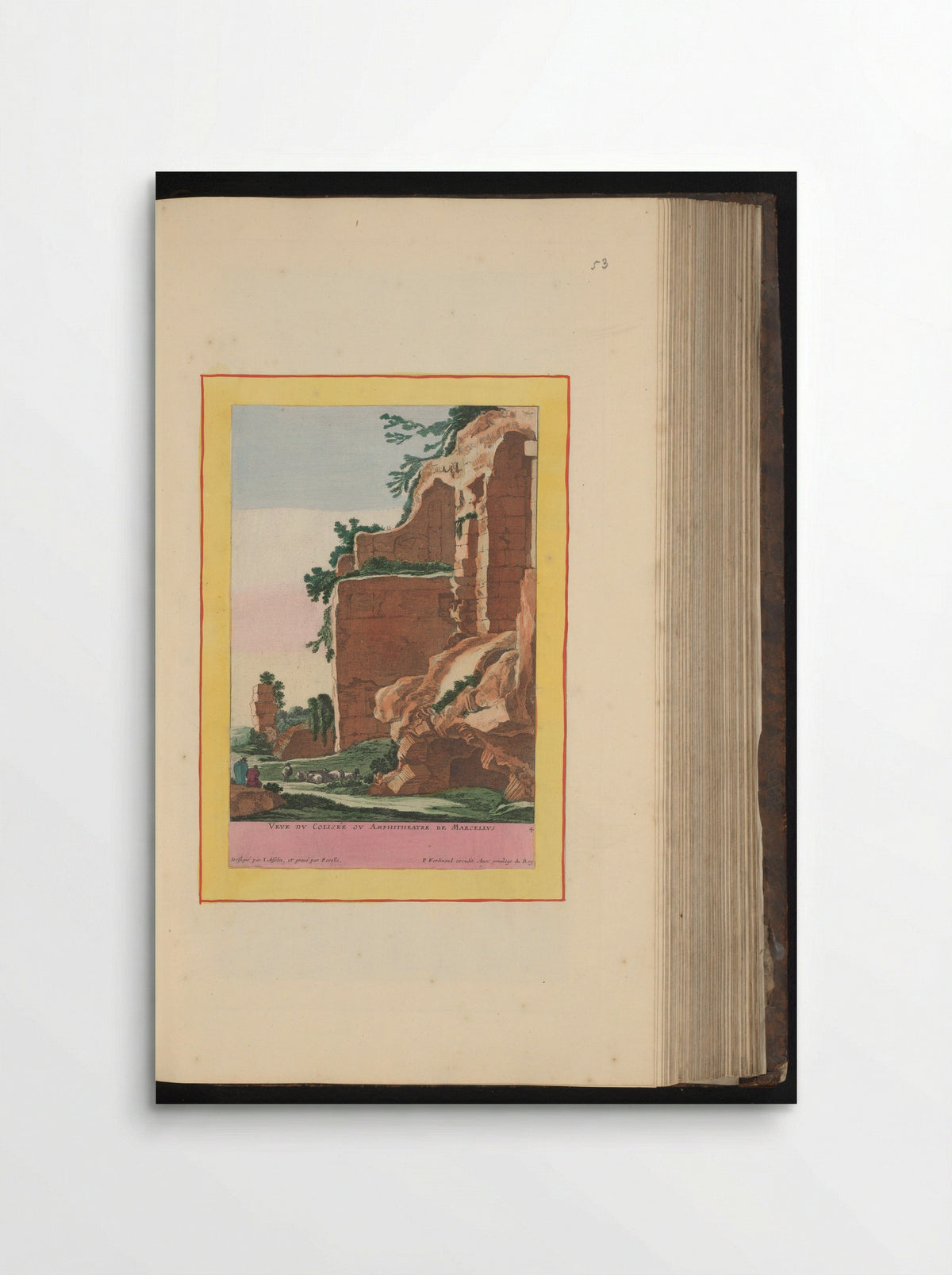 Ruïne van het Theater van Marcellus te Rome - Anna Beeck - Poster