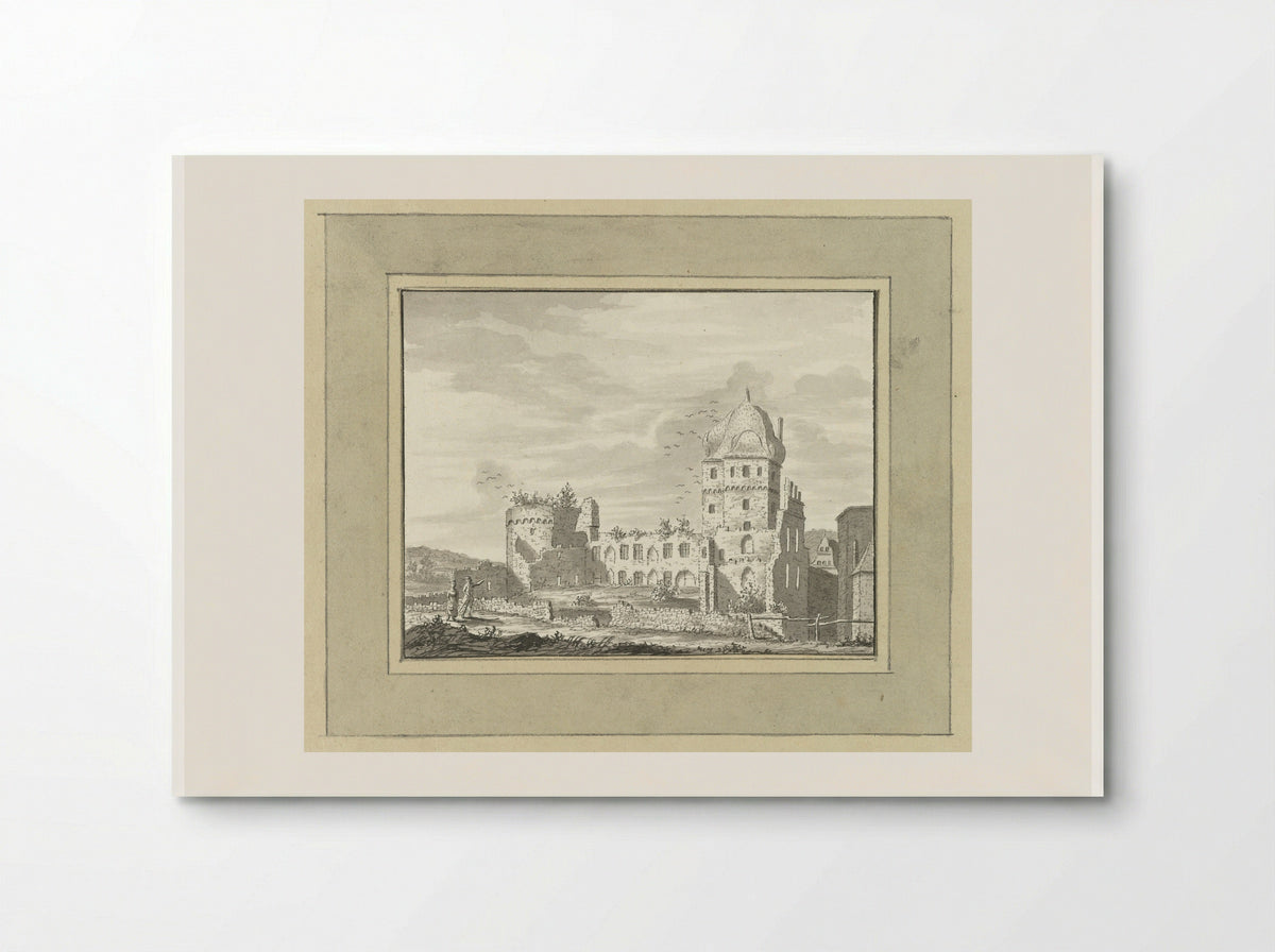 Ruïne van het slot te Andernach - Ernst Willem Jan Bagelaar - Poster