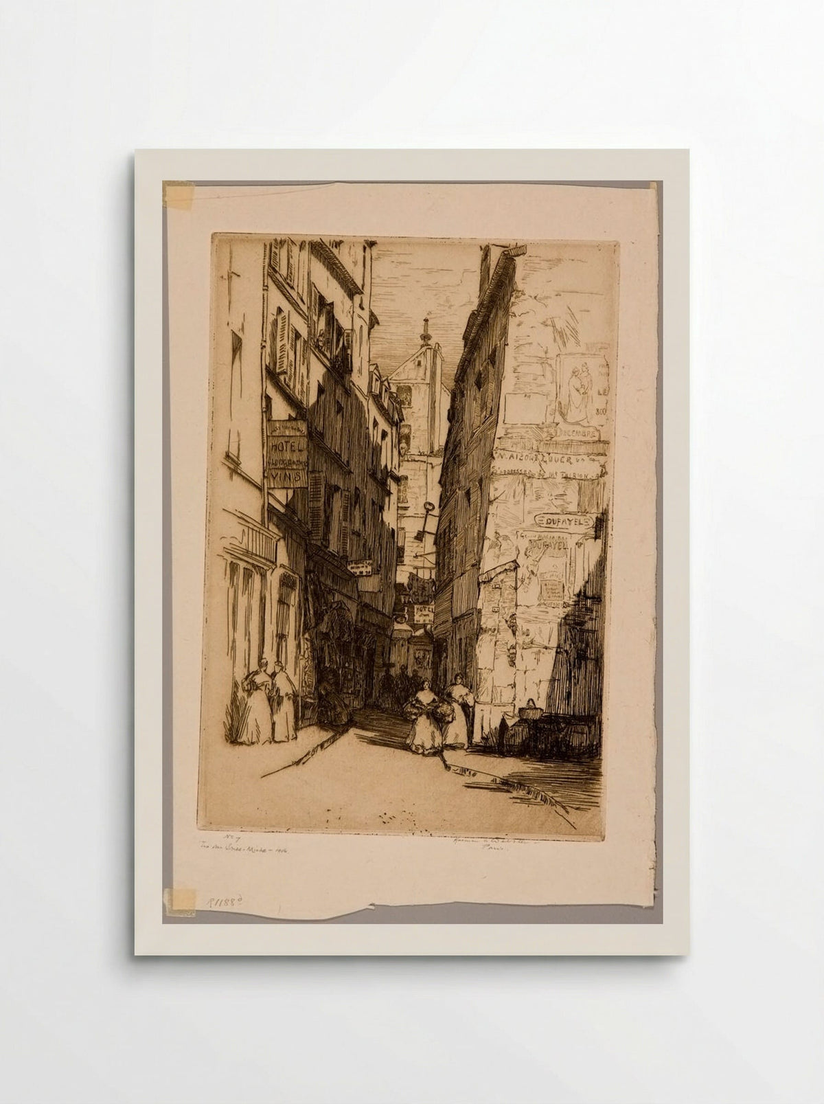 Rue Brisemiche, Paris - Herman Armour Webster - Poster