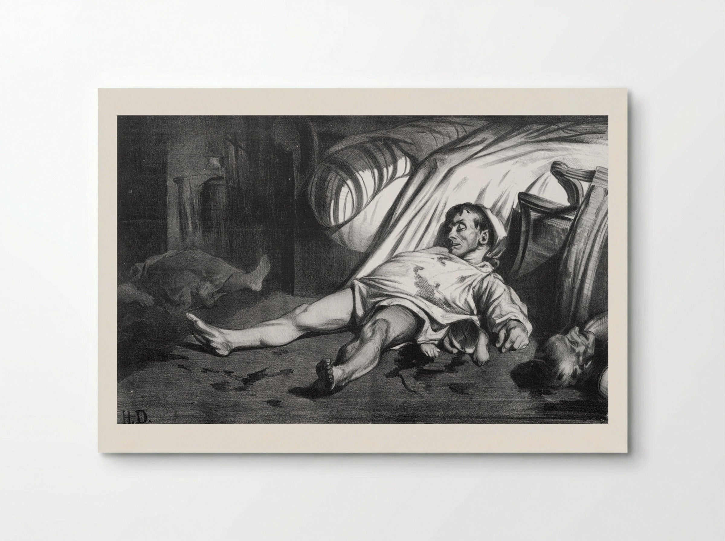 Rue Transnonain, April 15, 1834 - Honoré-Victorin Daumier - Poster