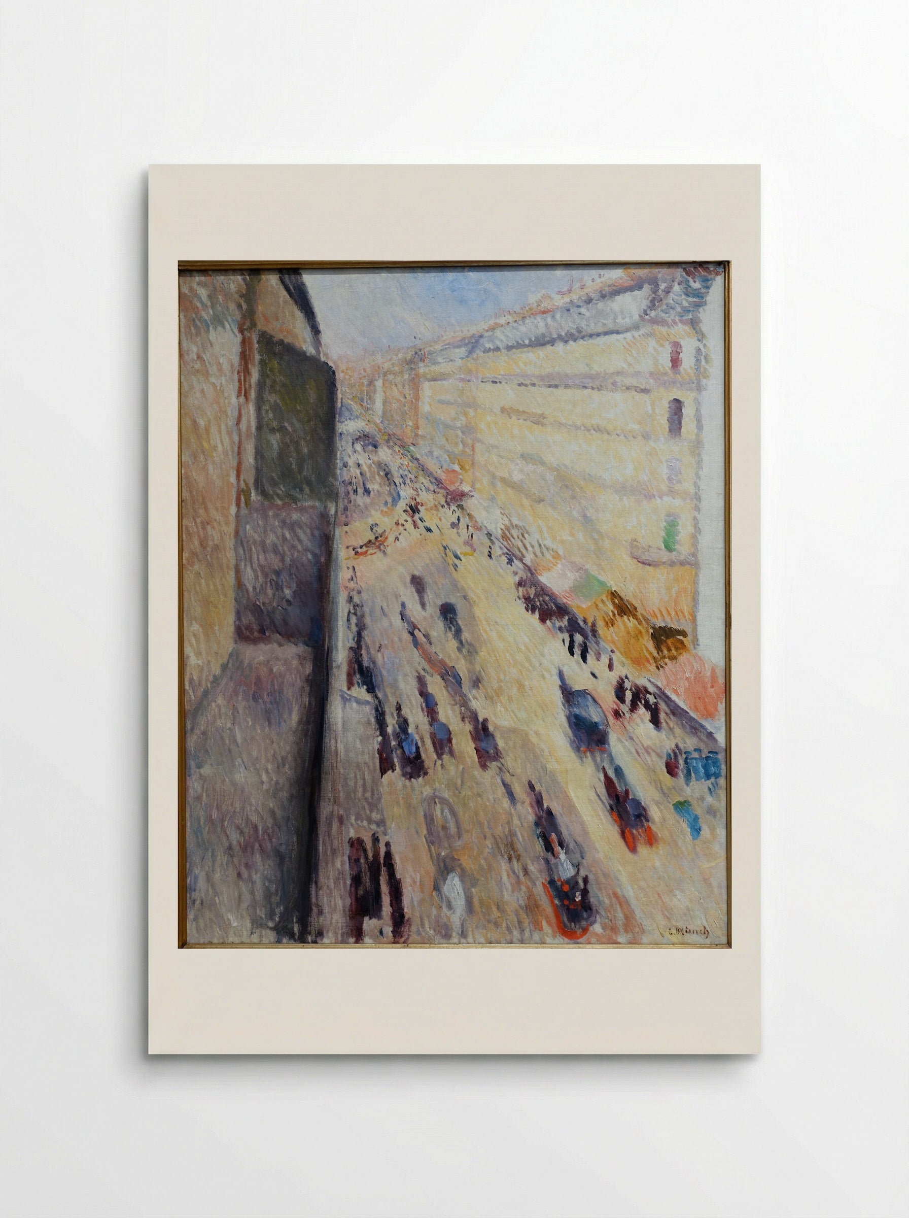 Rue de Rivoli - Edvard Munch - Poster