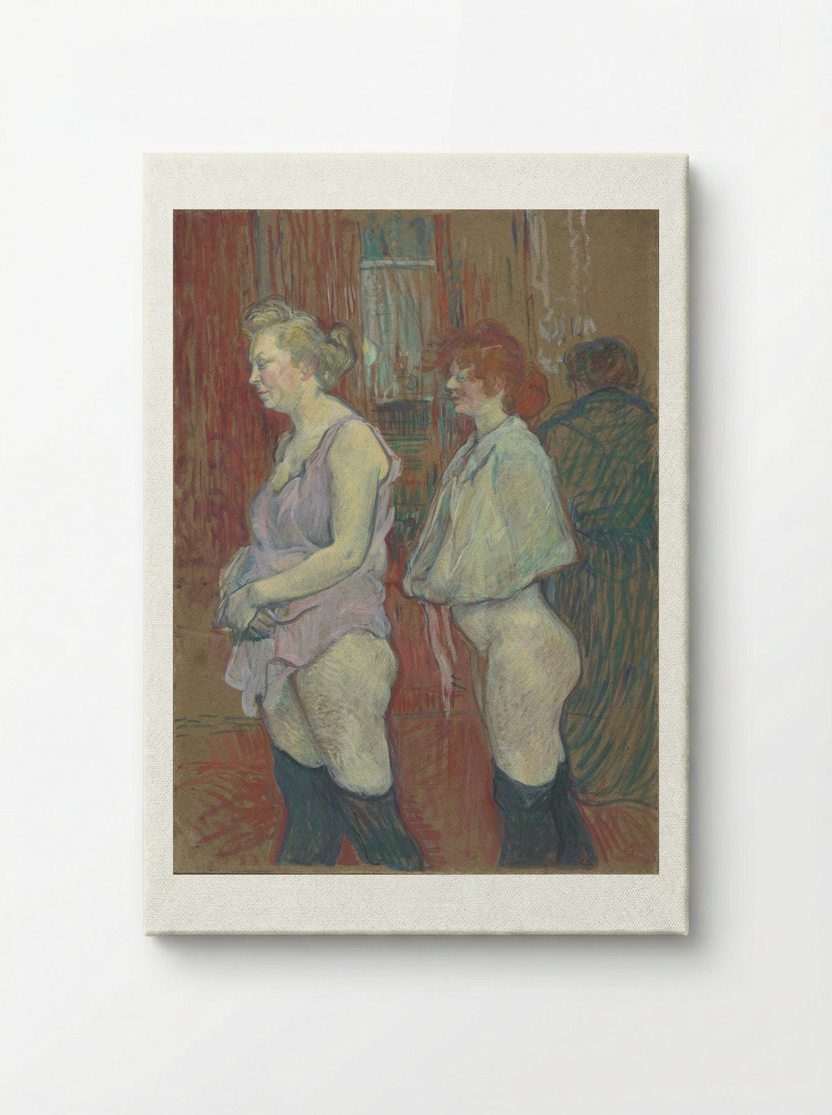 Rue des Moulins - Henri de Toulouse-Lautrec - Canvas