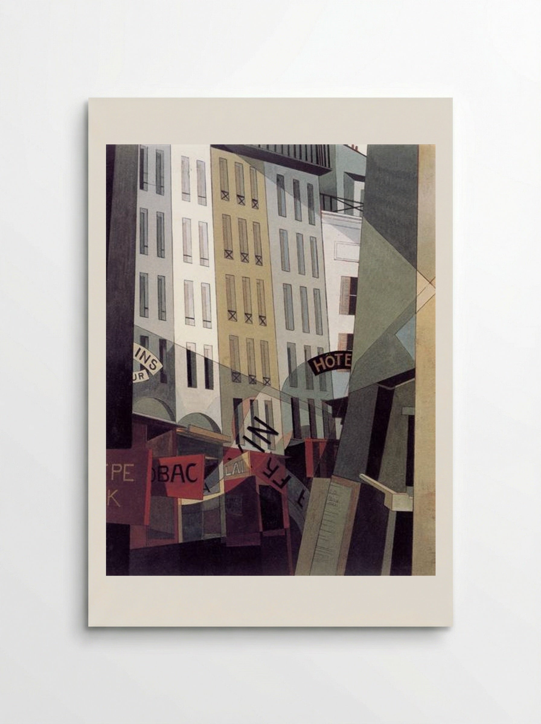 Rue du Singe Qui Pêche - Charles Demuth - Poster