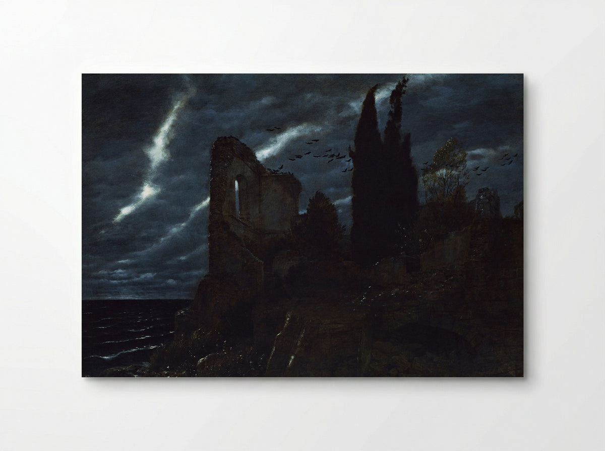 Ruins by the Sea - Arnold Böcklin - Poster