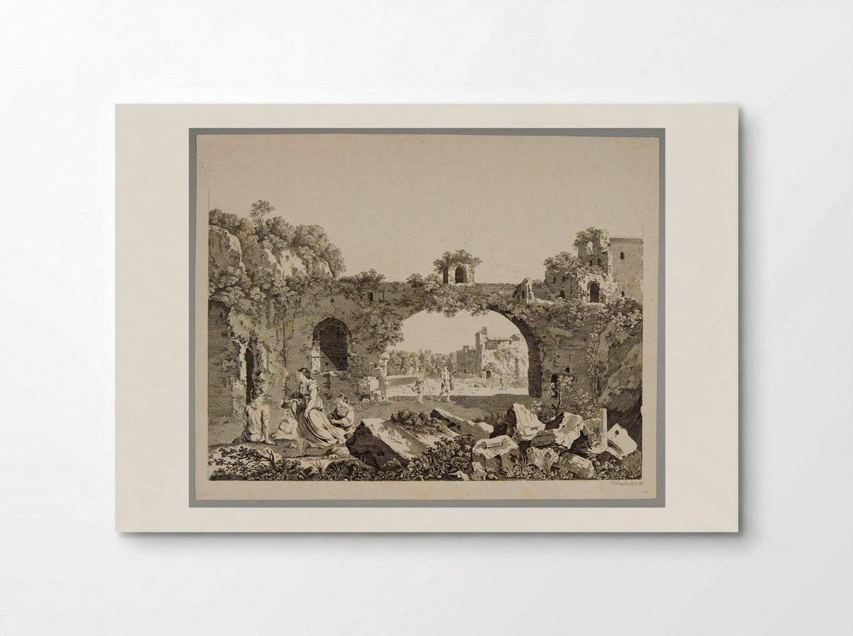 Ruins - Carl Wilhelm Weisbrod - Poster