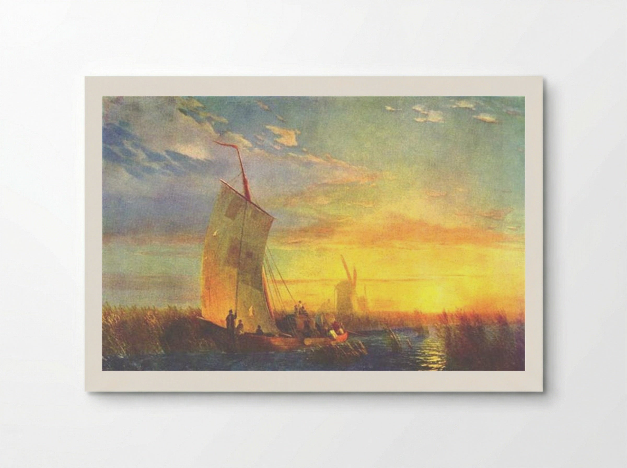 Rush on Dnieper near Aleshki - Ivan Aivazovsky - Poster