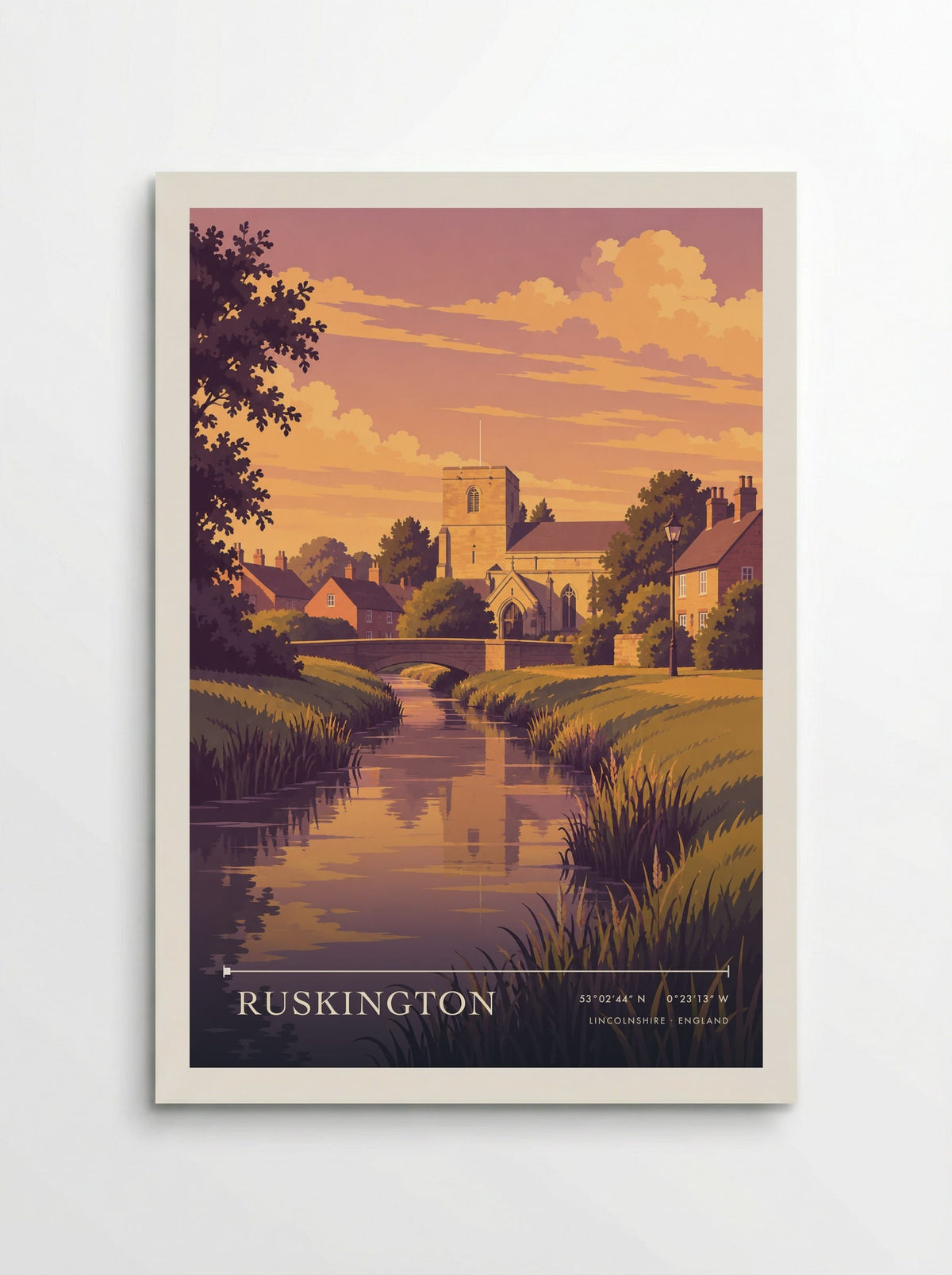 Ruskington, Lincolnshire | Travel Poster - Poster