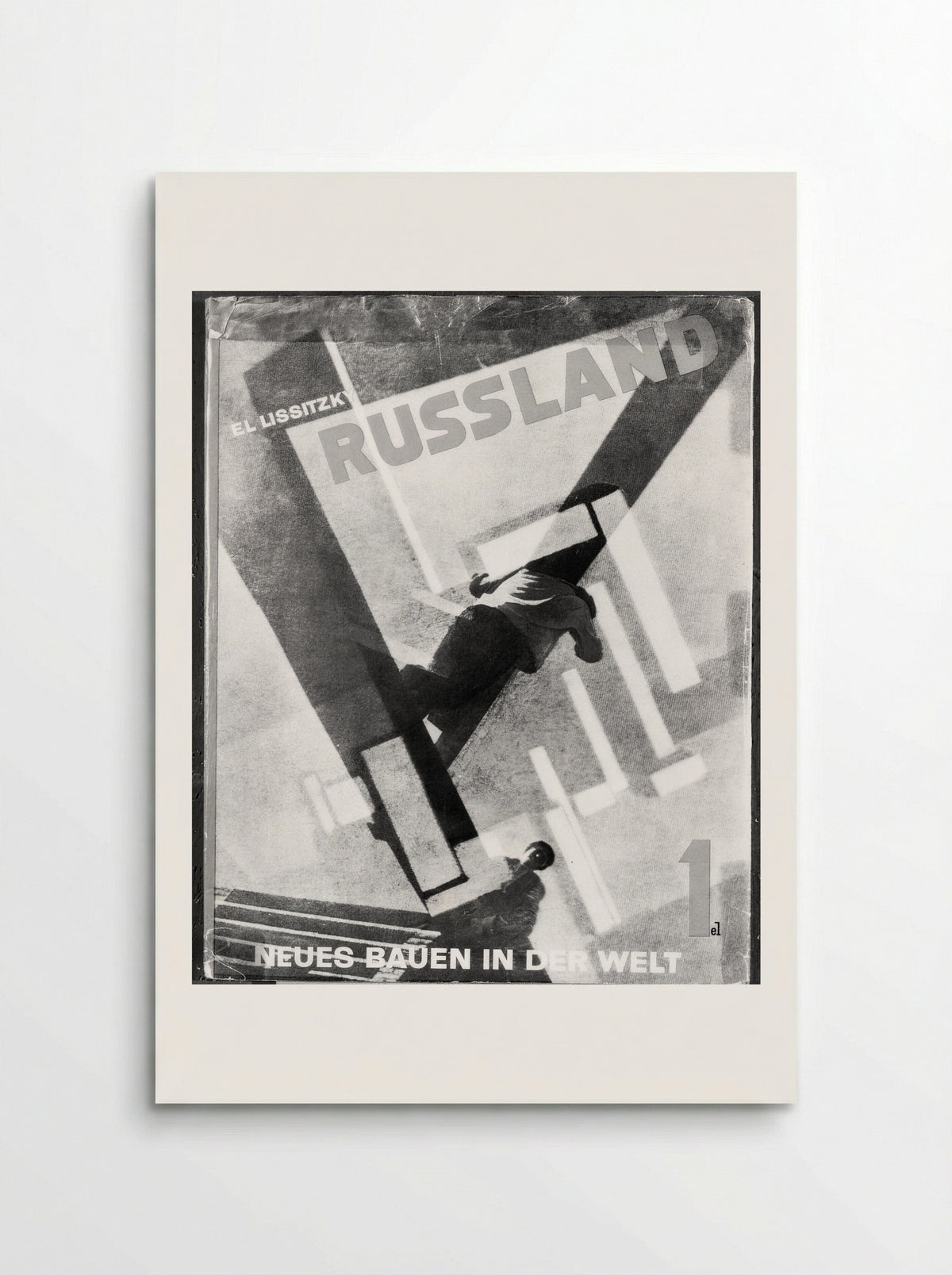 Russia: The Reconstruction of Architecture in the Soviet Union - El Lissitzky - Poster