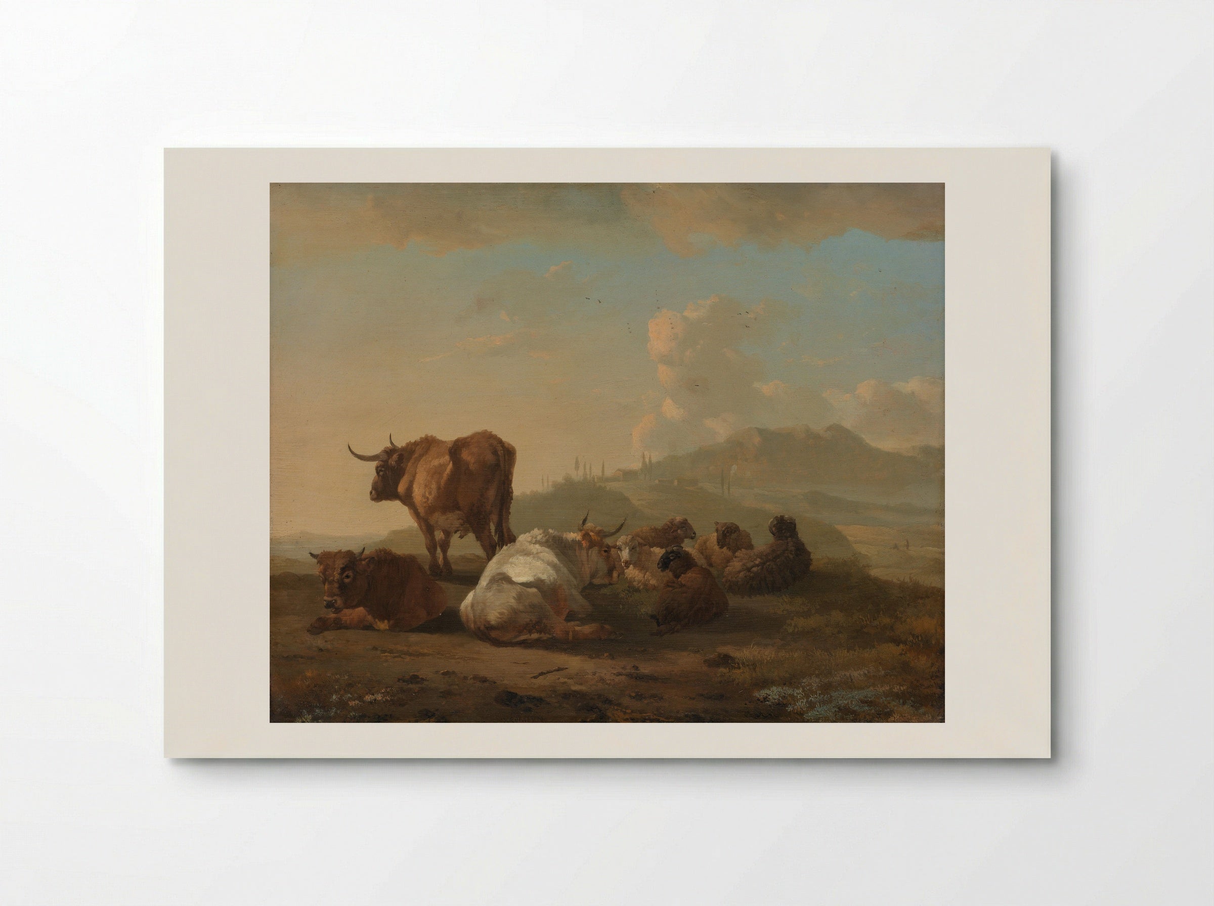 Rustende kudde (Resting Herd) - Willem Romeyn - Poster