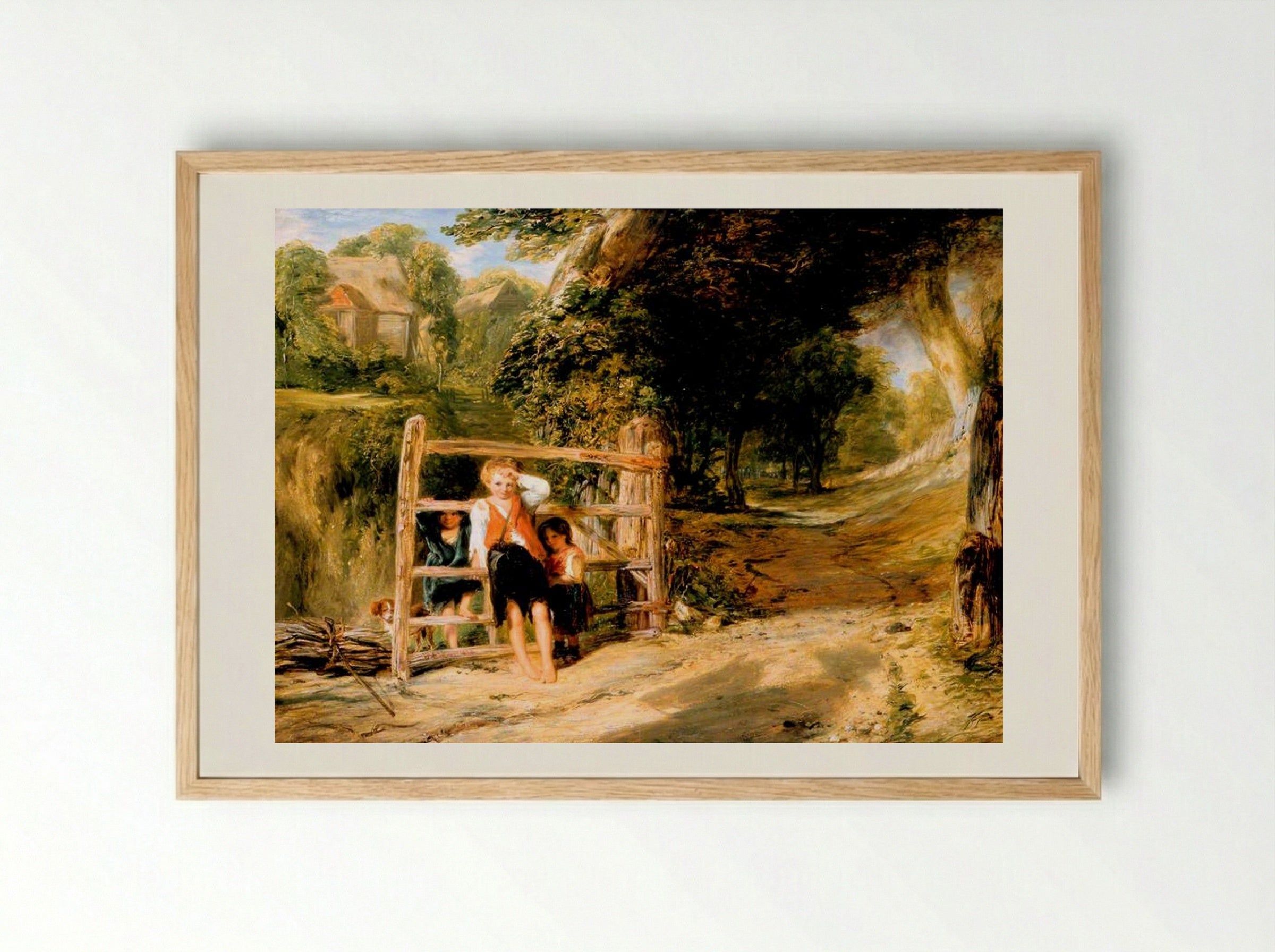 Rustic Civility - William Collins - Framed Print Wood