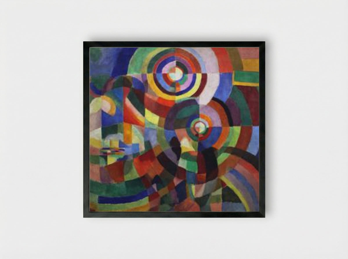 Rythm - Robert Delaunay - Framed Print Black