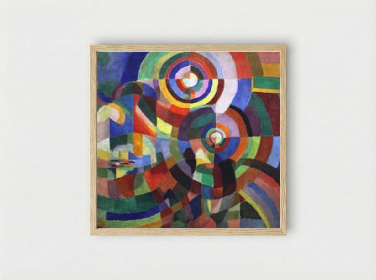 Rythm - Robert Delaunay - Framed Print Wood