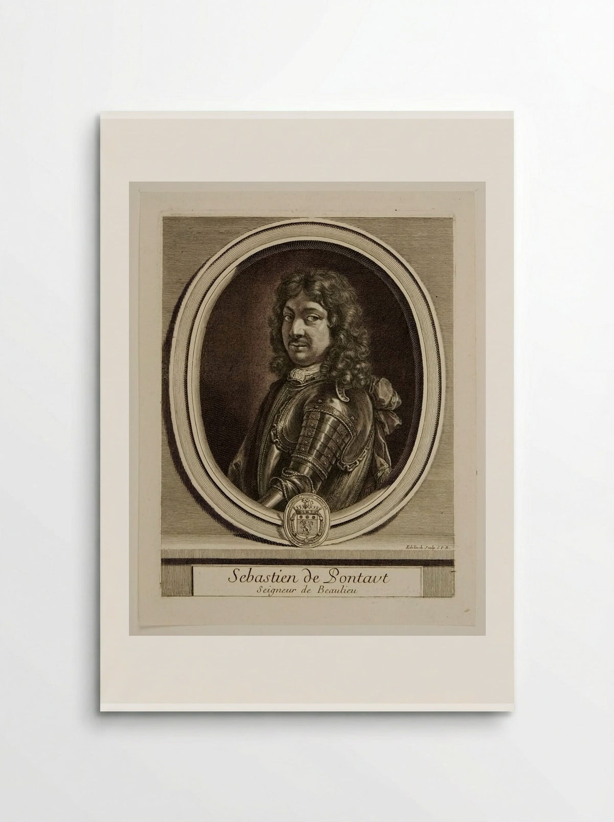Sébastien de Pontault, Seigneur de Beaulieu - Gérard Edelinck - Poster