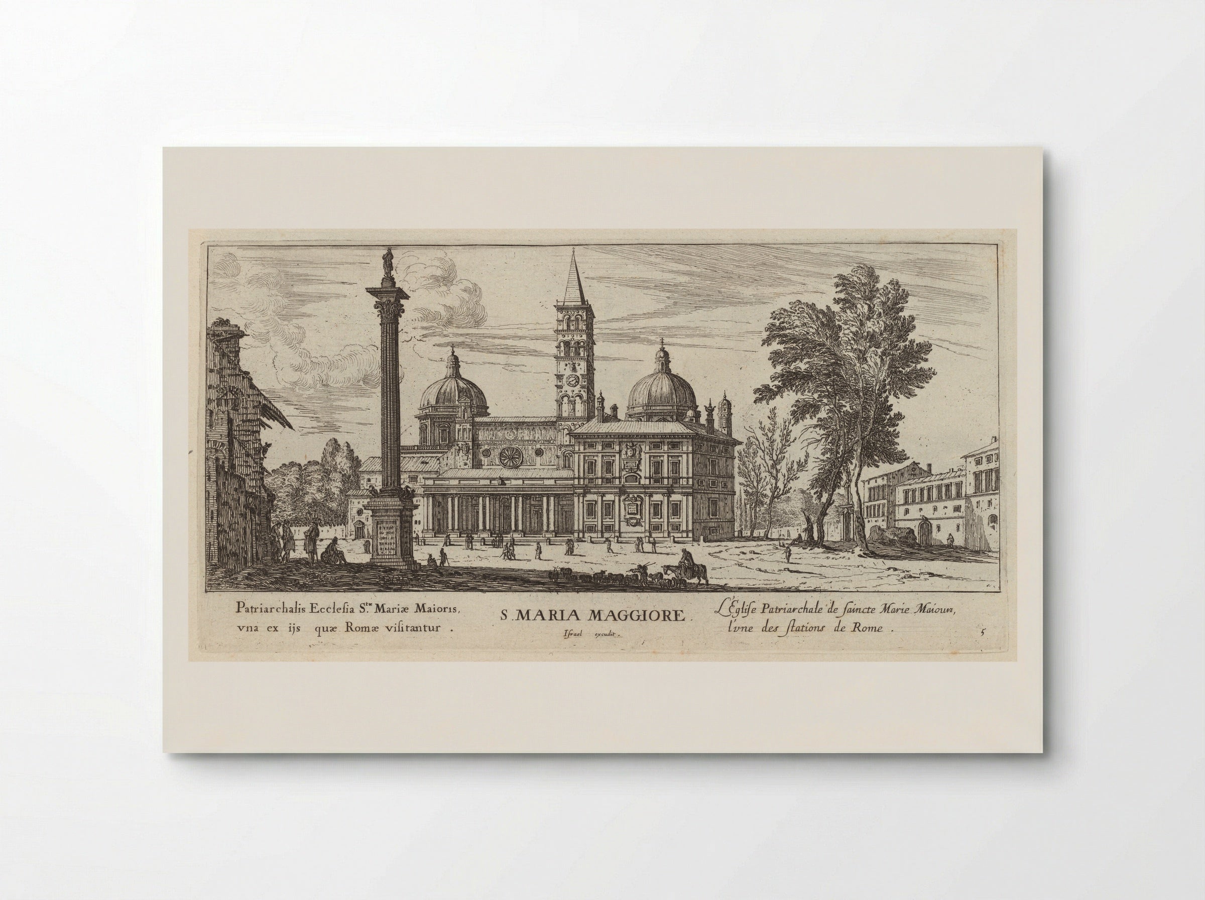 S. Maria Maggiore - Israël Silvestre - Poster