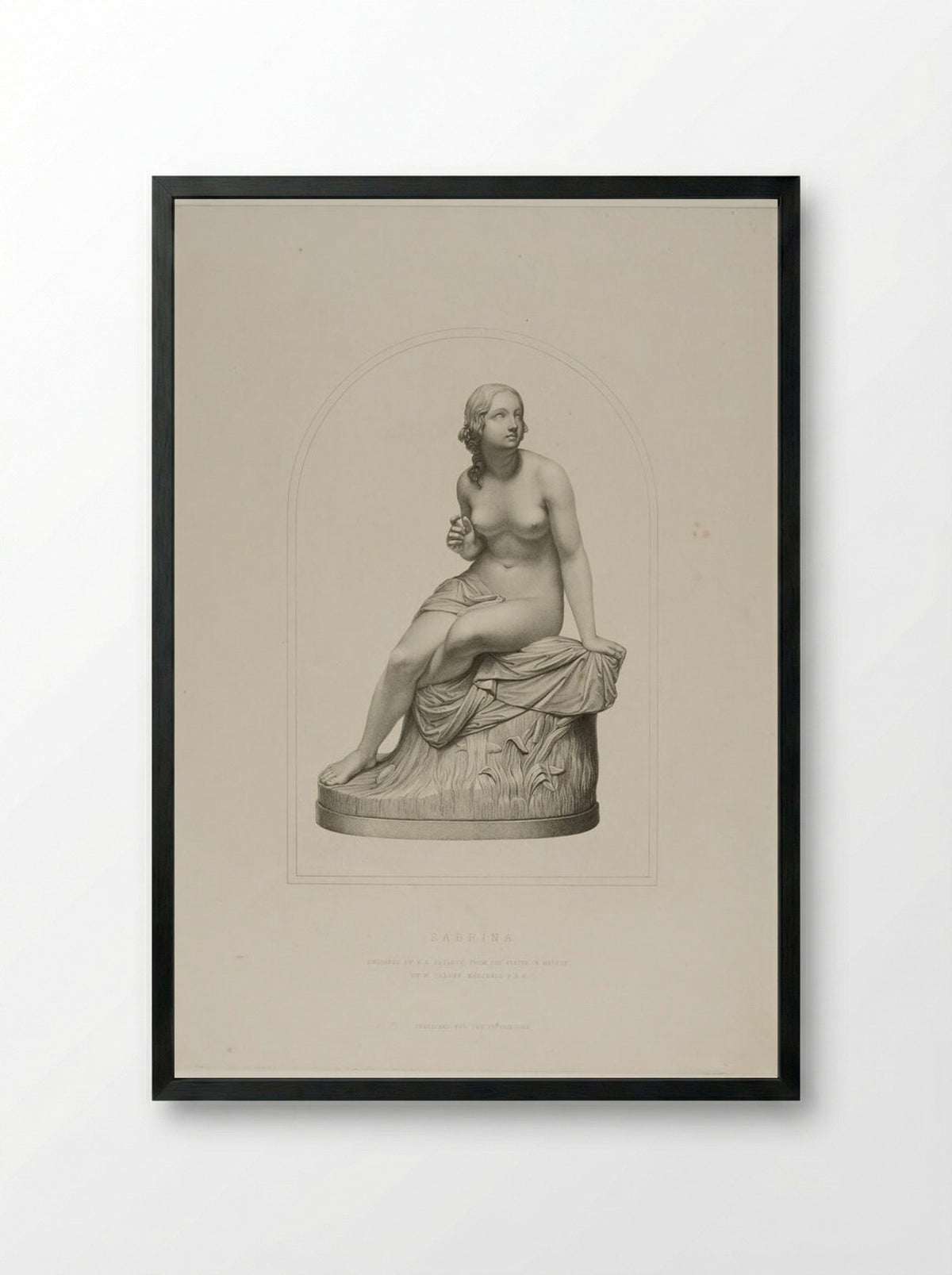 Sabrina - Richard Austin Artlett - Framed Print Black