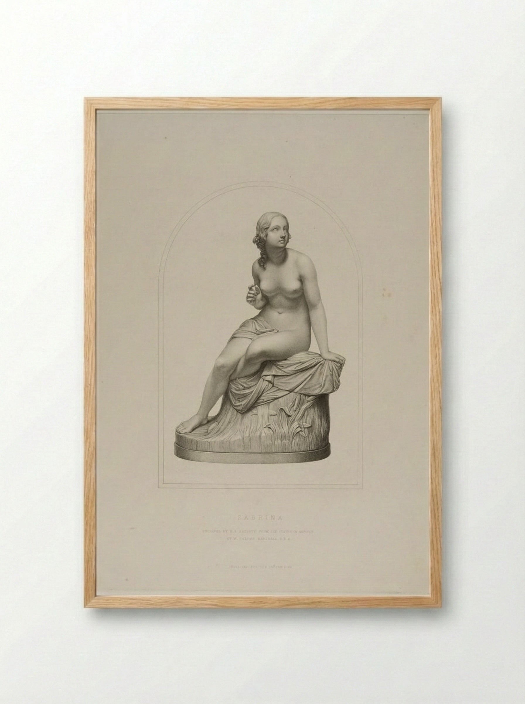 Sabrina - Richard Austin Artlett - Framed Print Wood