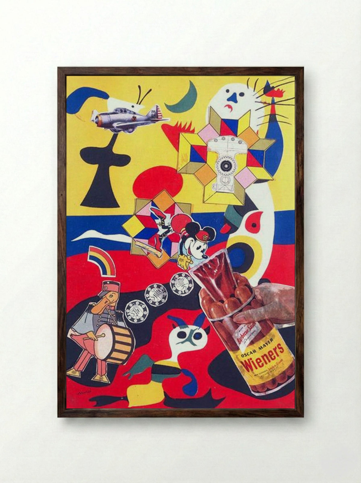 Sack-o-sauce - Eduardo Paolozzi - Framed Print Dark Wood